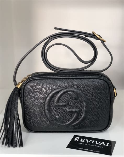 pochette nera di gucci